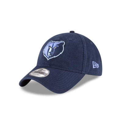 Blue Memphis Grizzlies Hat - New Era NBA Core Classic 9TWENTY Adjustable Caps USA6503491